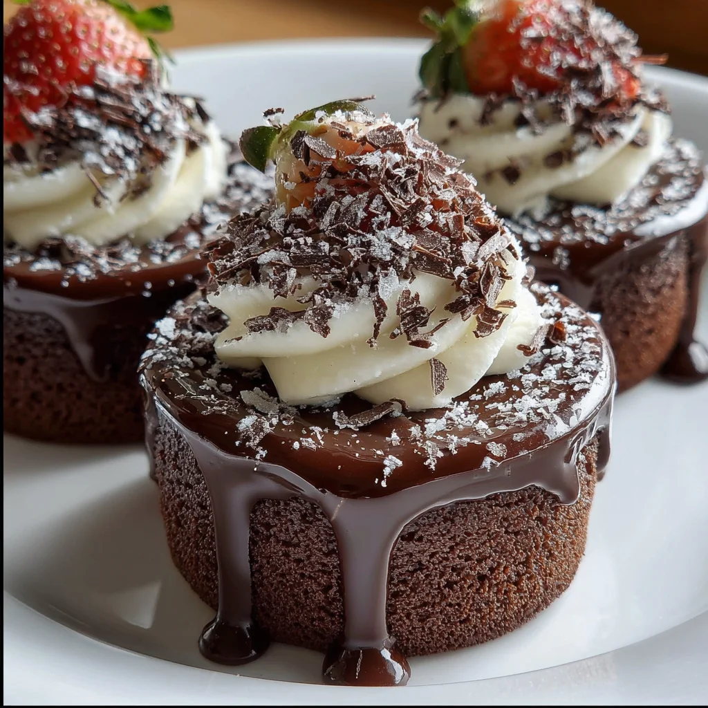 Chocolate Royale Mini Cakes | Elegant, Rich & Bite-Sized Indulgence!