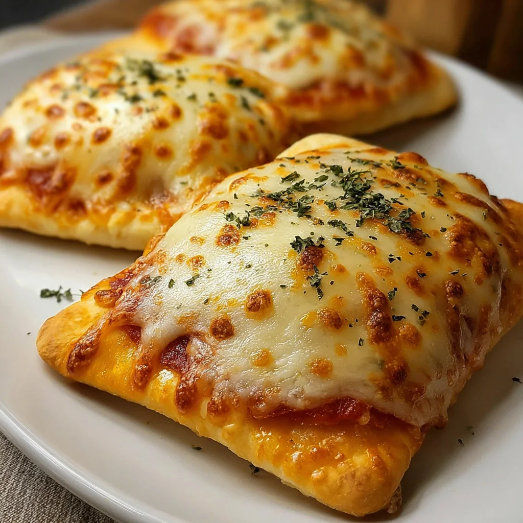 Homemade Easy Cheesy Pizza Pockets – Crispy, Gooey & Kid-Approved!