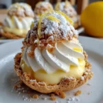 Light Choux Pastries Filled with Lemon Cream | Airy, Zesty & Irresistibly Elegant!