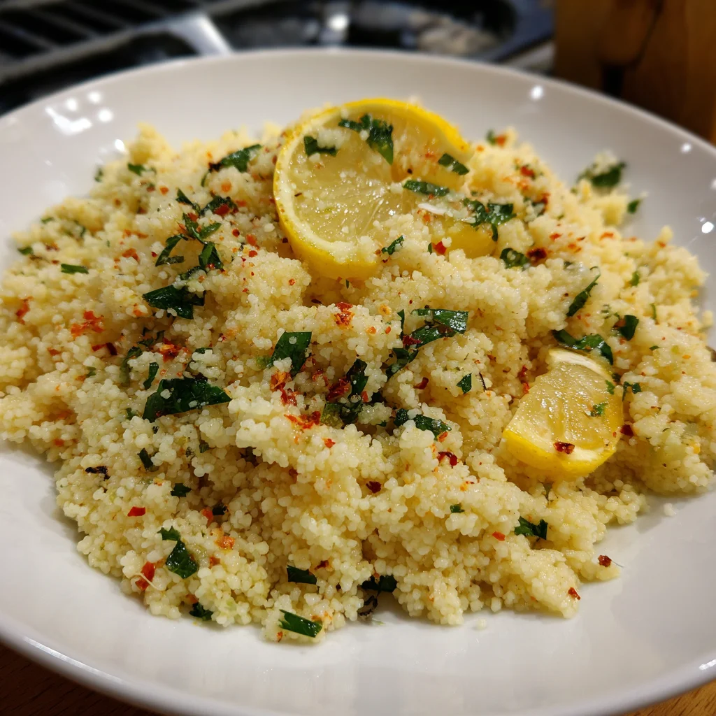 Lemon Parmesan Couscous – Light, Fluffy & Bursting with Zesty Flavor!