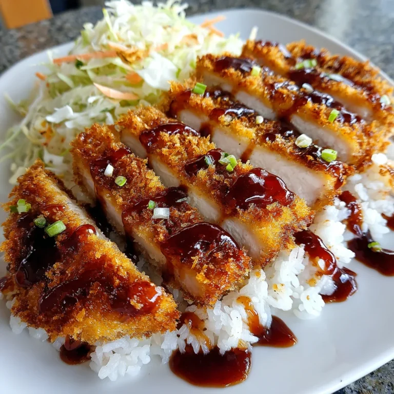 Japanese Katsu Bowls with Tonkatsu Sauce