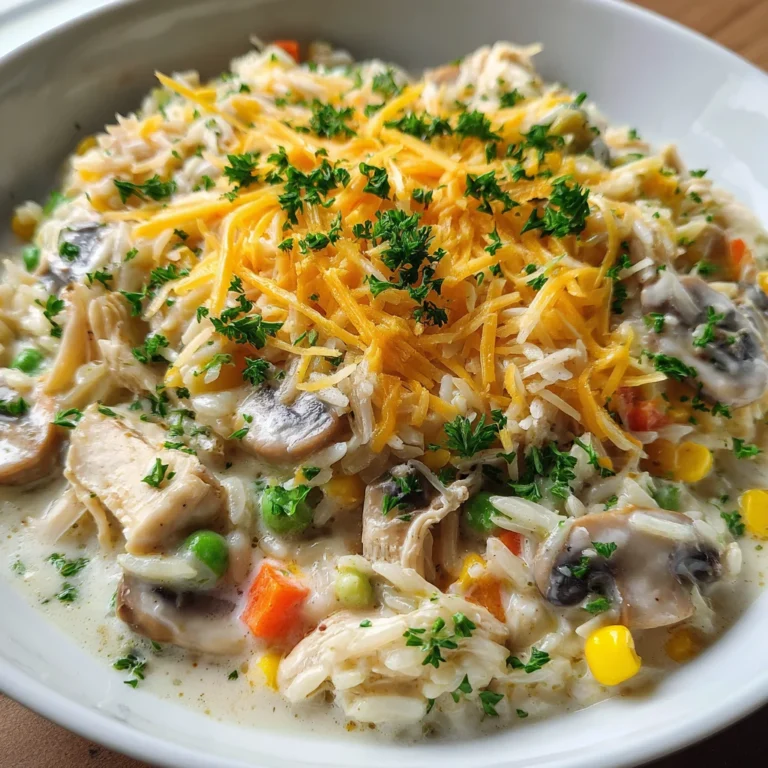 Chicken and Rice Casserole | Creamy, Cozy & One-Dish Wonder!