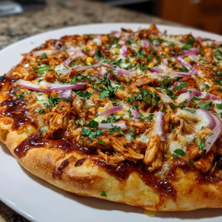 BBQ Chicken Pizza – Sweet, Smoky & Crowd-Pleasing!
