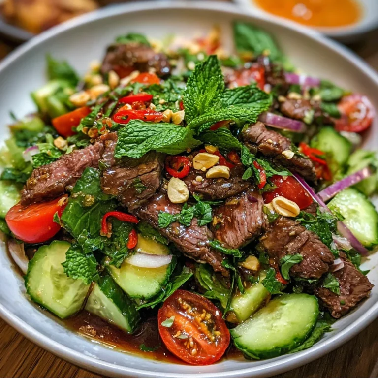 Thai Beef Salad – Fresh, Spicy, and Packed with Flavor!