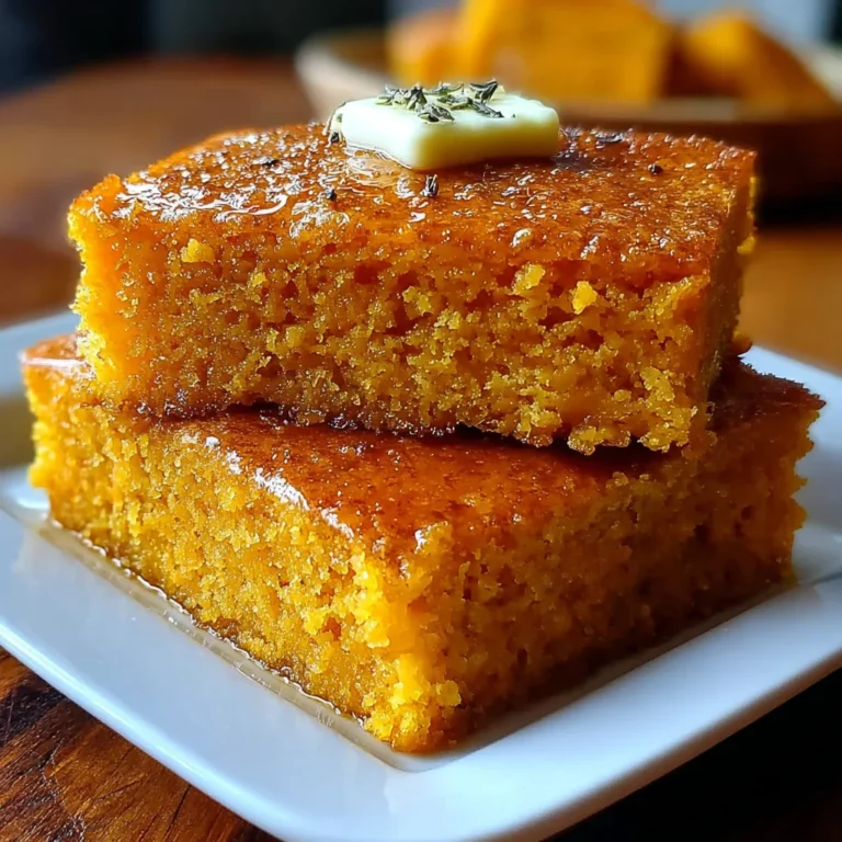 Honey Butter Sweet Potato Cornbread | Moist, Golden & Comfort-Food Perfect!