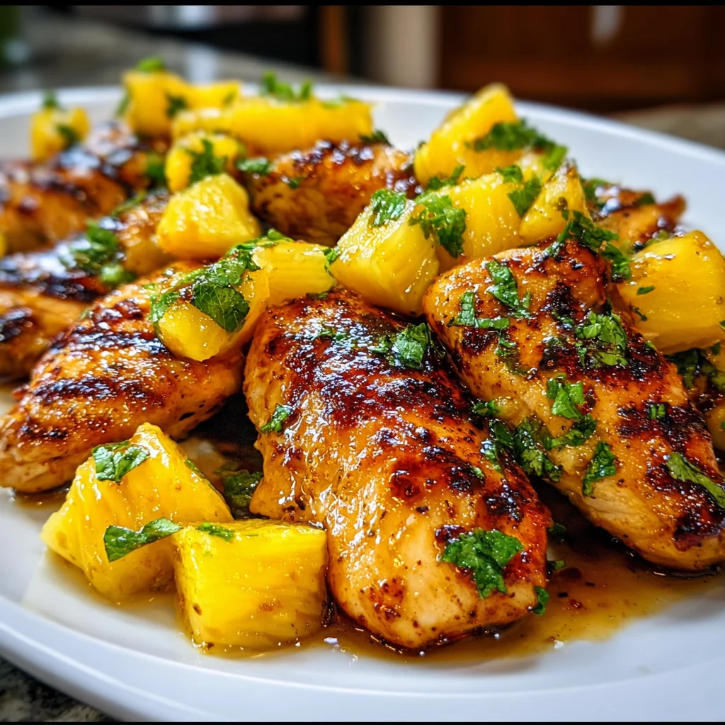 Sweet & Smoky Mango Pineapple Chicken