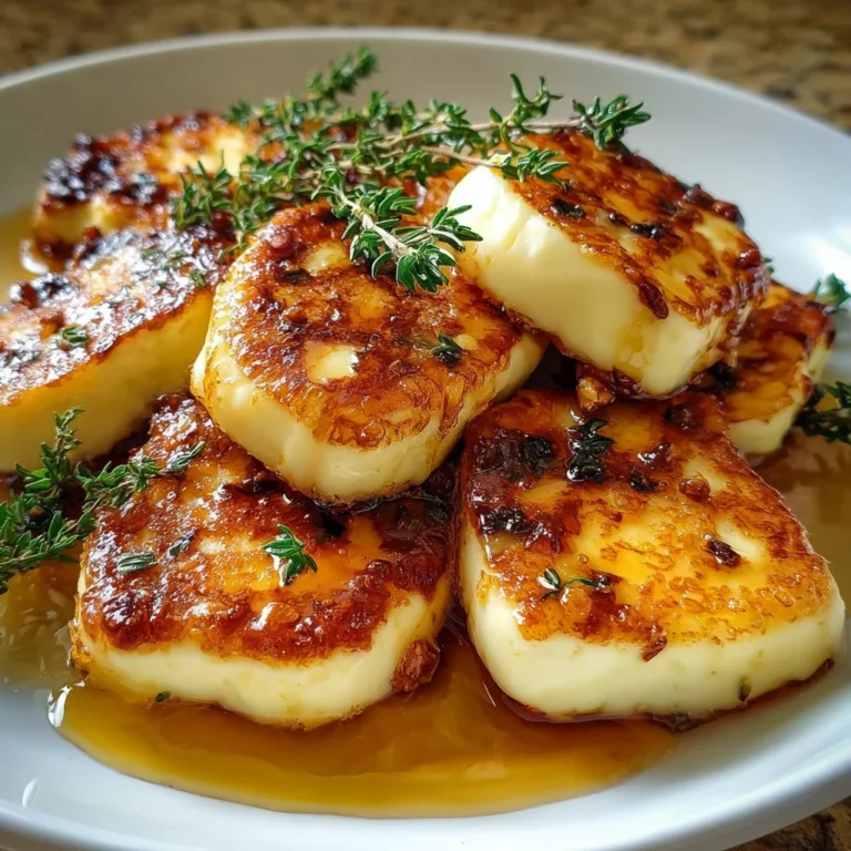 Golden Halloumi with Honey & Thyme – Crisp, Sweet & Herbaceous!
