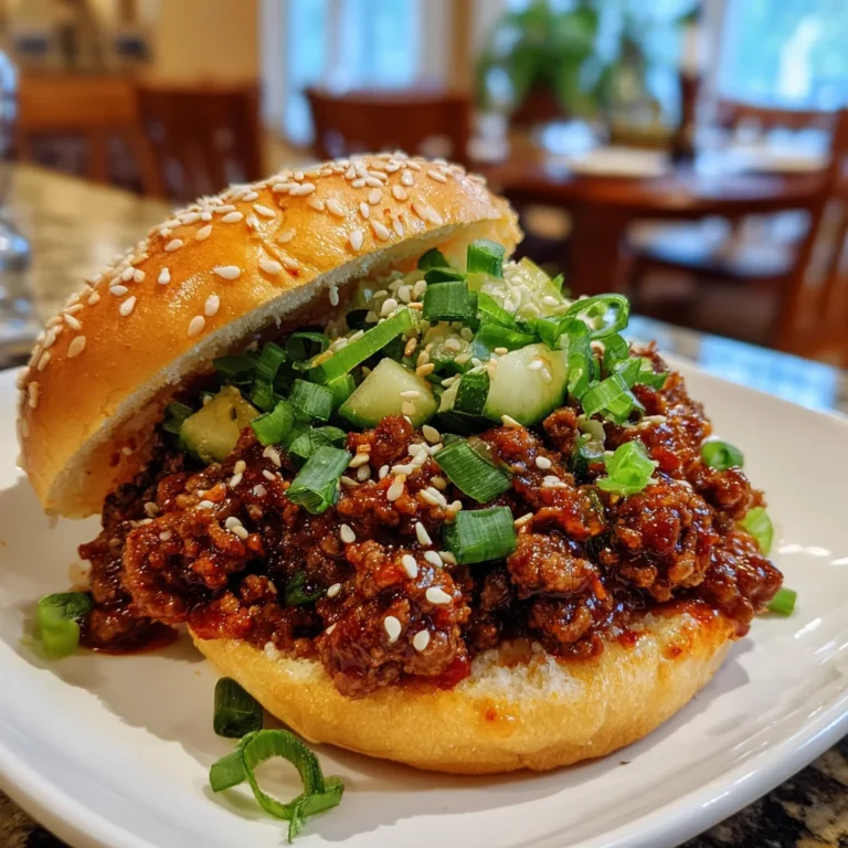 Korean Sloppy Joes – Sweet, Spicy & Totally Addictive!