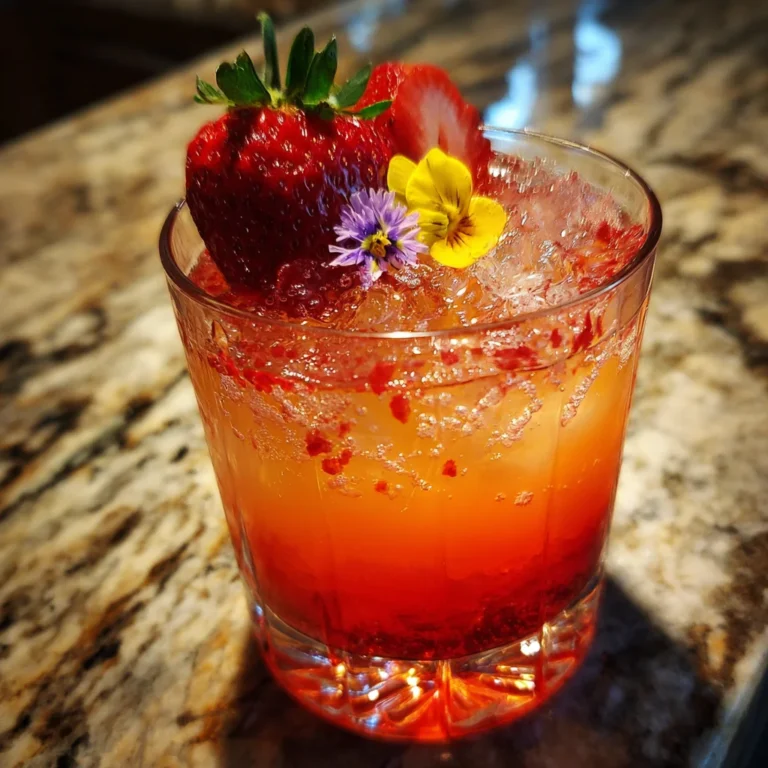 Coral Starlight Cocktail – Dreamy, Sparkling & Magical!