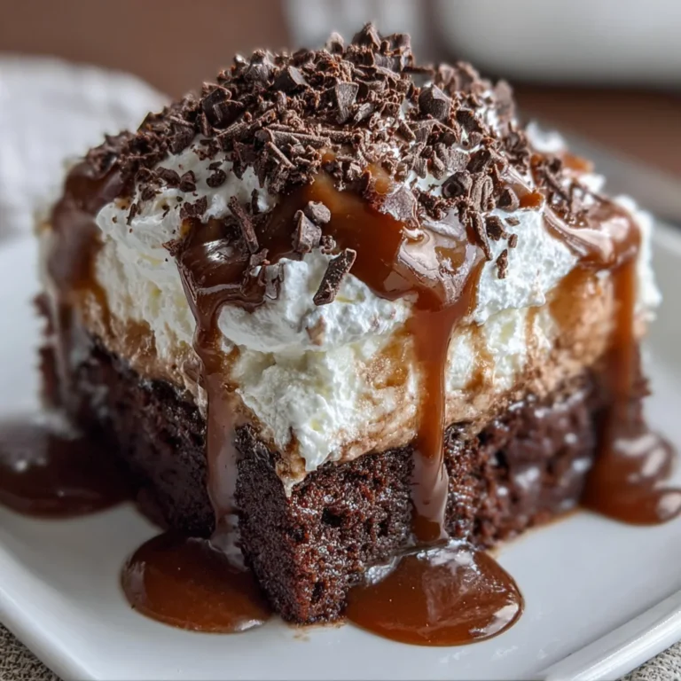 Mocha Poke Cake – Rich, Coffee-Infused & Irresistibly Moist!