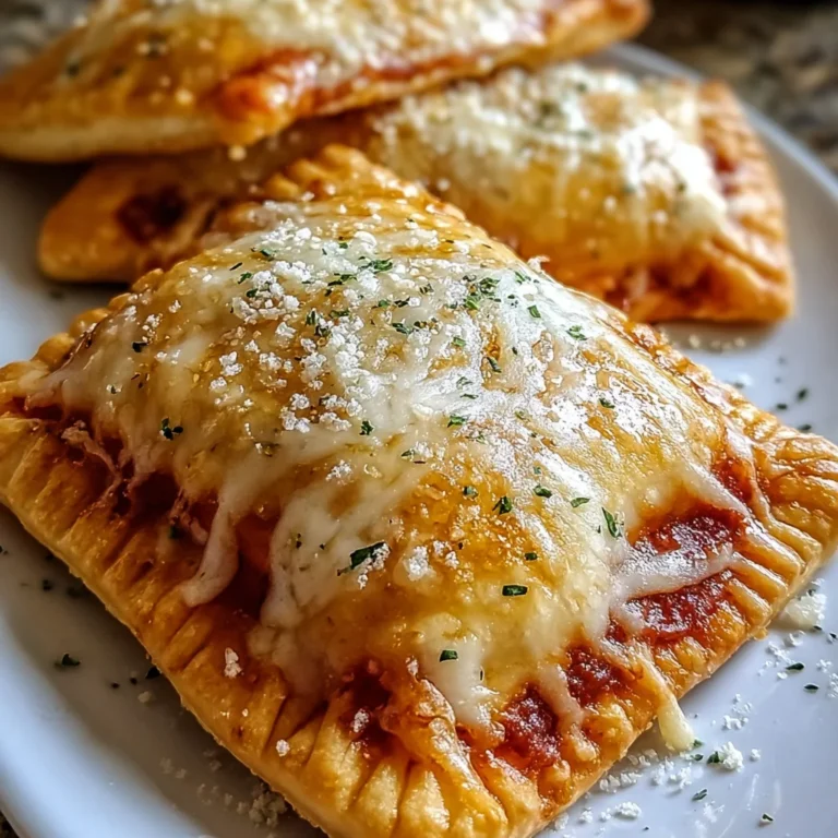 Homemade Easy Cheesy Pizza Pockets | Gooey, Golden & Totally Craveable