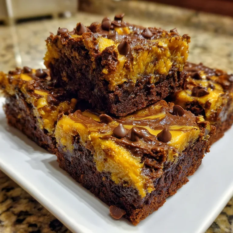 Swirled Pumpkin Brownies – Fudgy, Spiced & Oh-So-Festive!