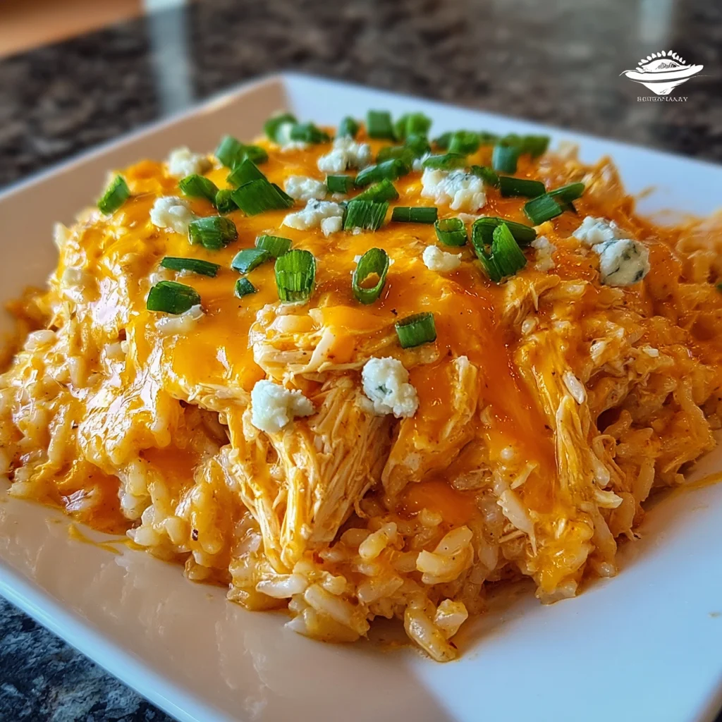 BUFFALO CHICKEN CASSEROLE – Your New Favorite Game Day Feast!