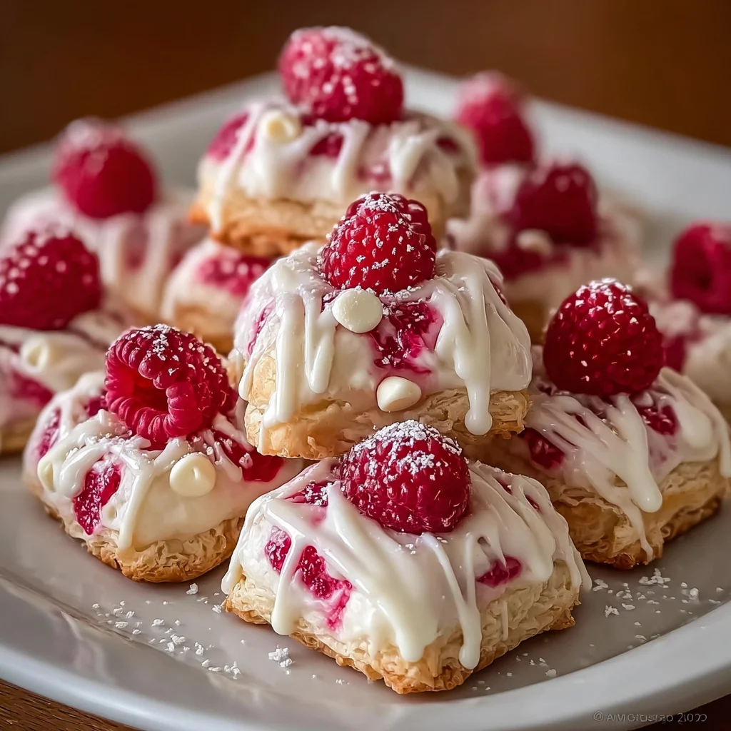 Raspberry Cream Cheese Bites