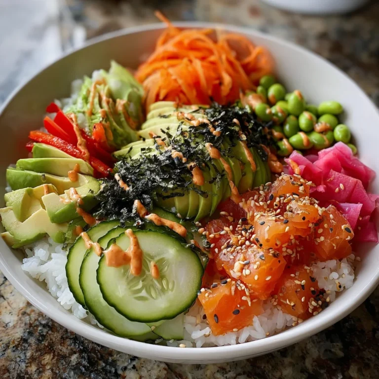 Veggie Sushi Bowls – All the Flavor, None of the Rolling!
