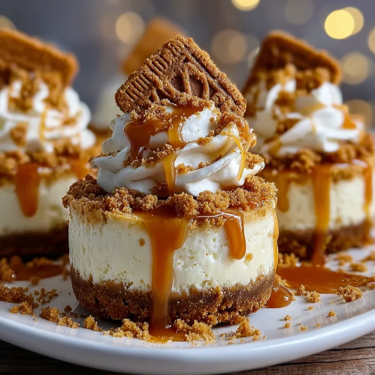 Mini Biscoff Cheesecakes | Creamy, Spiced & Irresistibly Sweet