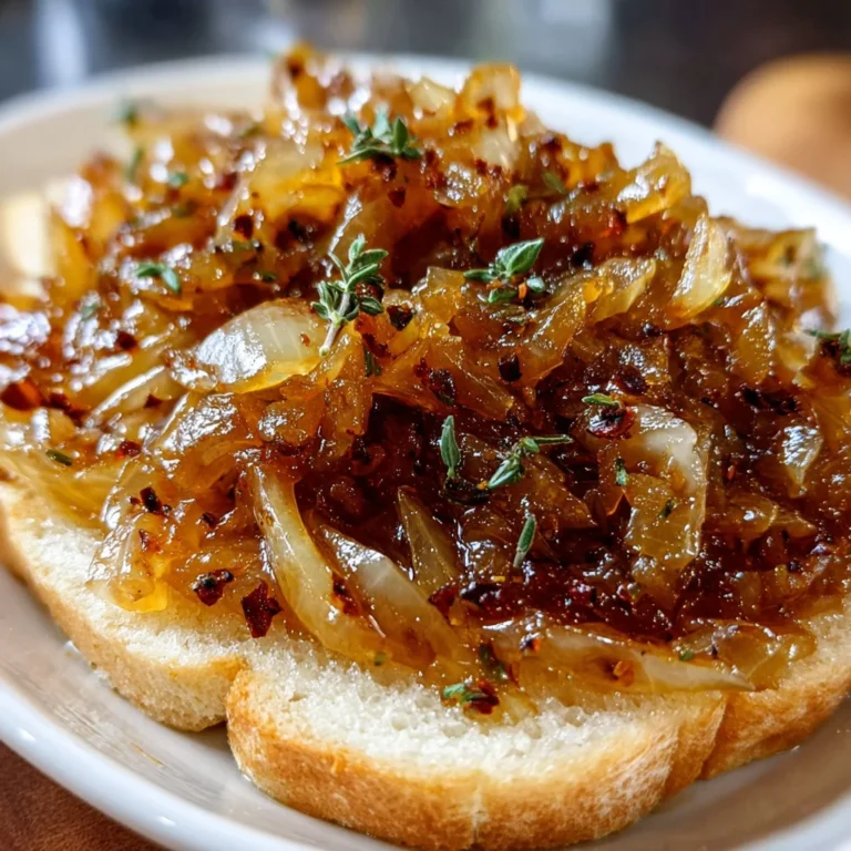 Sweet Tea Onion Jam – Savory, Sweet & Irresistibly Unique!