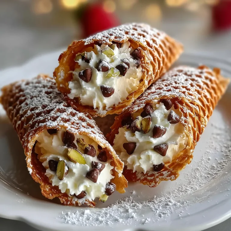Pizzelle Cannoli with Ricotta Filling – A Sweet Italian Treat!