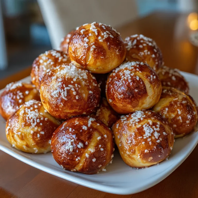Soft Pretzel Bites – Warm, Buttery & Perfect for Dipping!