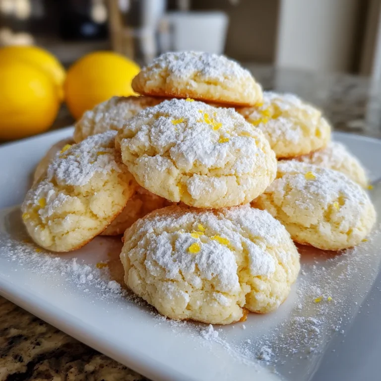 Lemon Cookies – Zesty, Soft & Irresistibly Bright!
