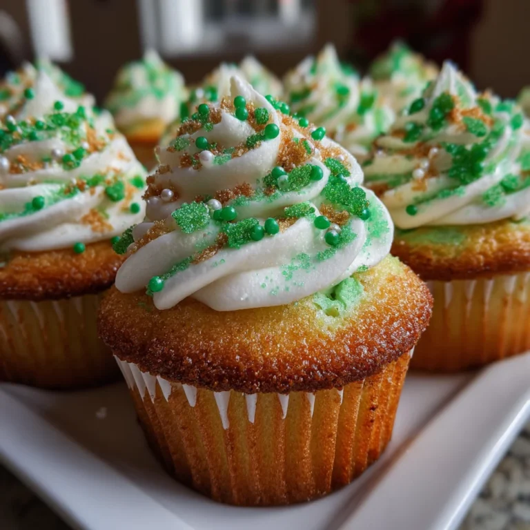 Shamrock Shake Cupcakes – Festive, Minty & Magically Green!