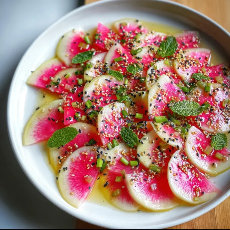 Watermelon Radish Salad – A Vibrant, Crunchy Masterpiece!