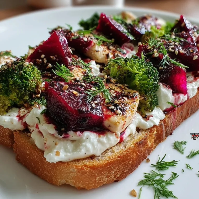 Whipped Feta & Beetroot on Toast – Creamy, Tangy & Gorgeous!