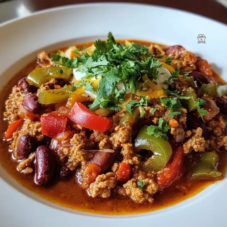 GROUND TURKEY CHILI – A Healthy Twist on Comfort Food!