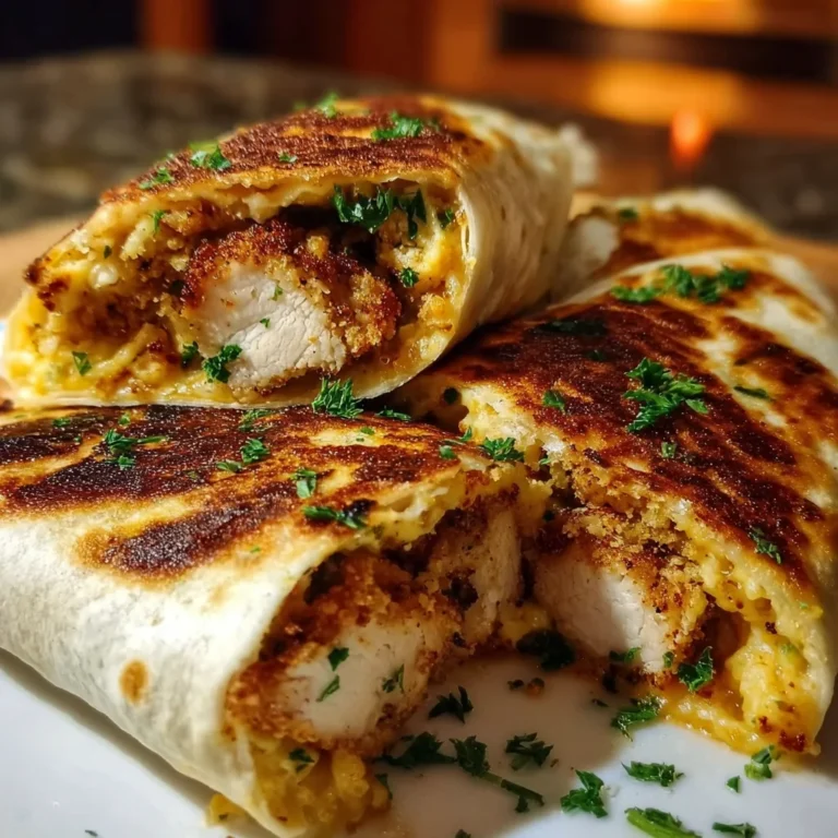 Crispy Parmesan Garlic Chicken Burritos | Cheesy, Crunchy & Flavor-Packed