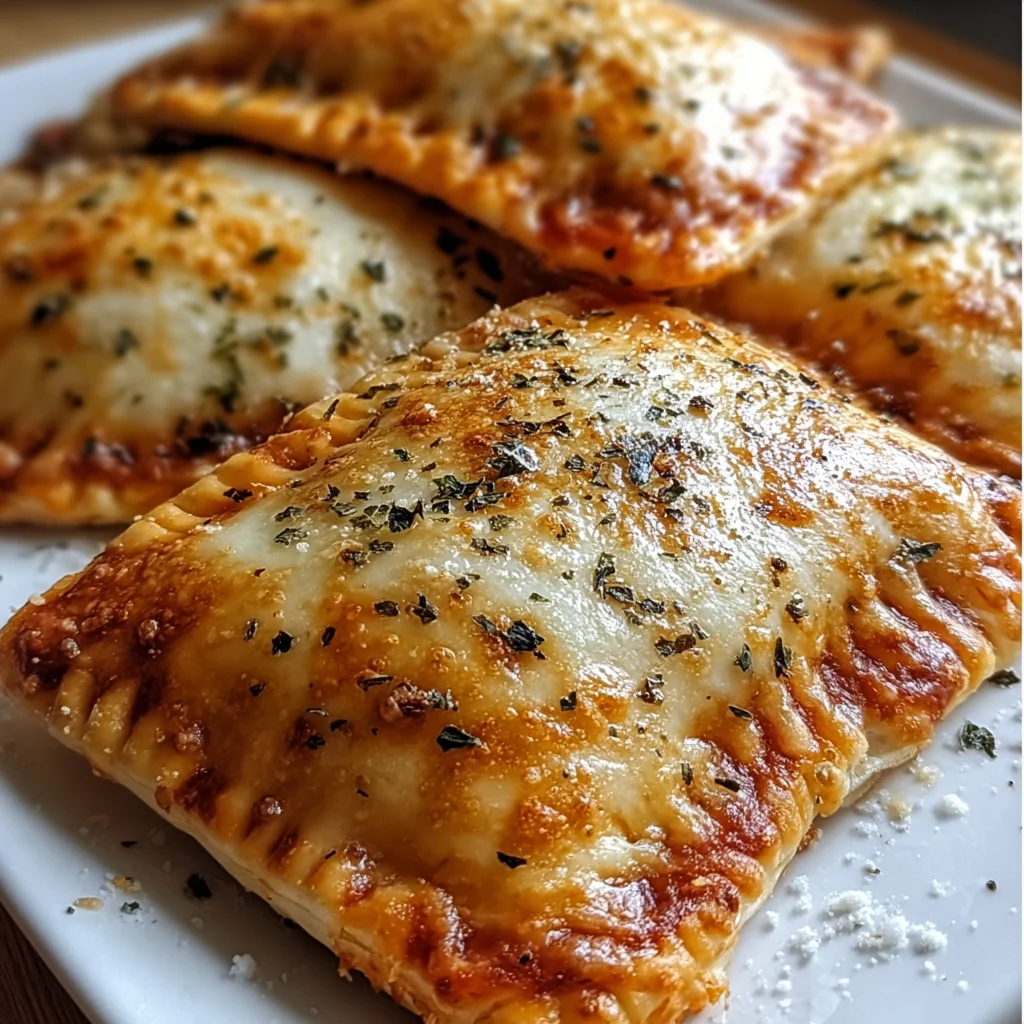 Homemade Easy Cheesy Pizza Pockets | Gooey, Golden & Totally Craveable