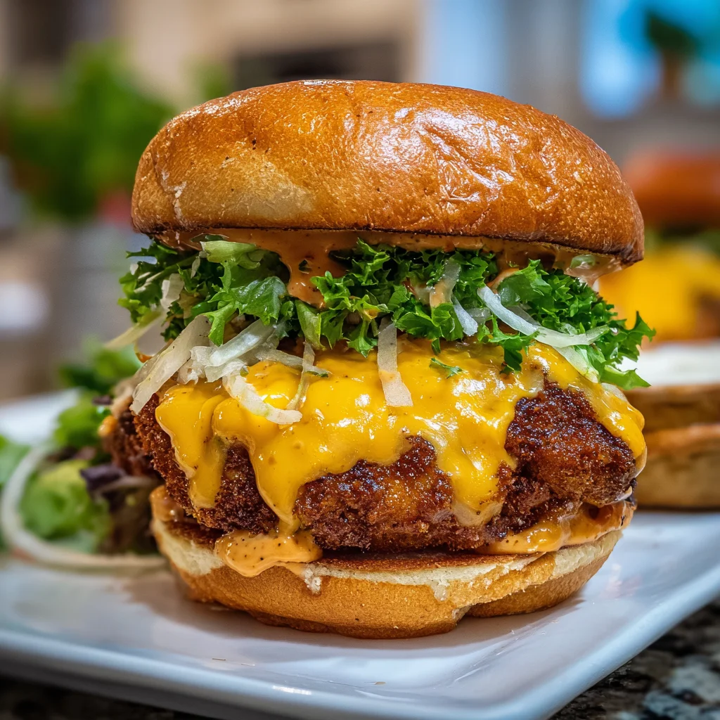 Smoked Cajun Burgers with Cheese – Bold, Smoky & Irresistibly Cheesy!