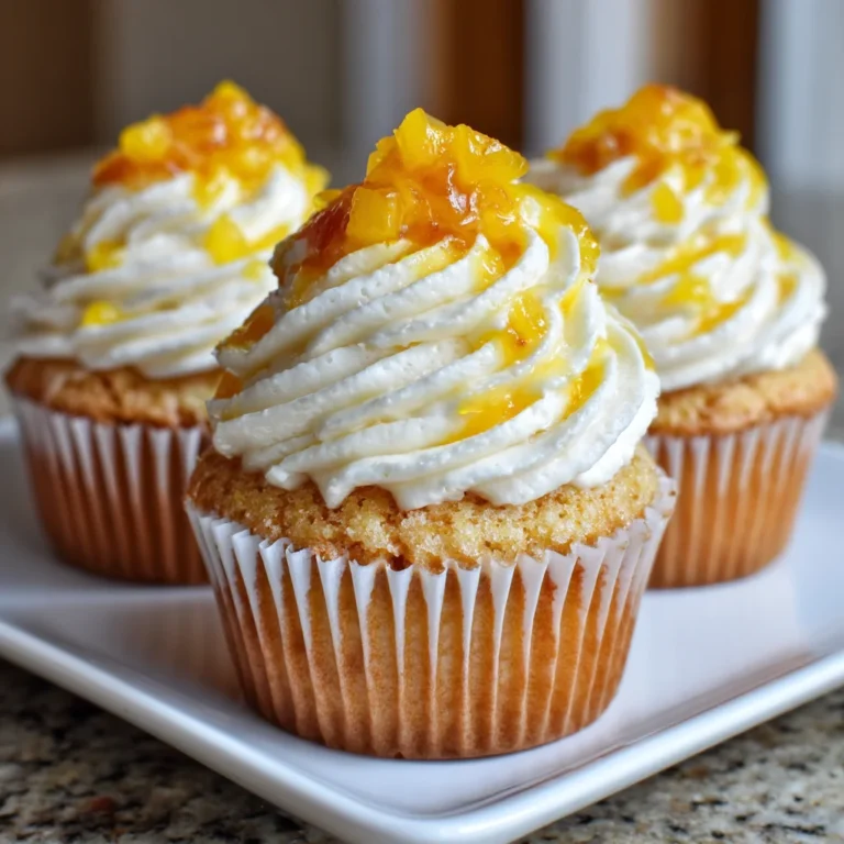 Peach Bellini Cupcakes – Bubbly, Sweet & Celebratory!