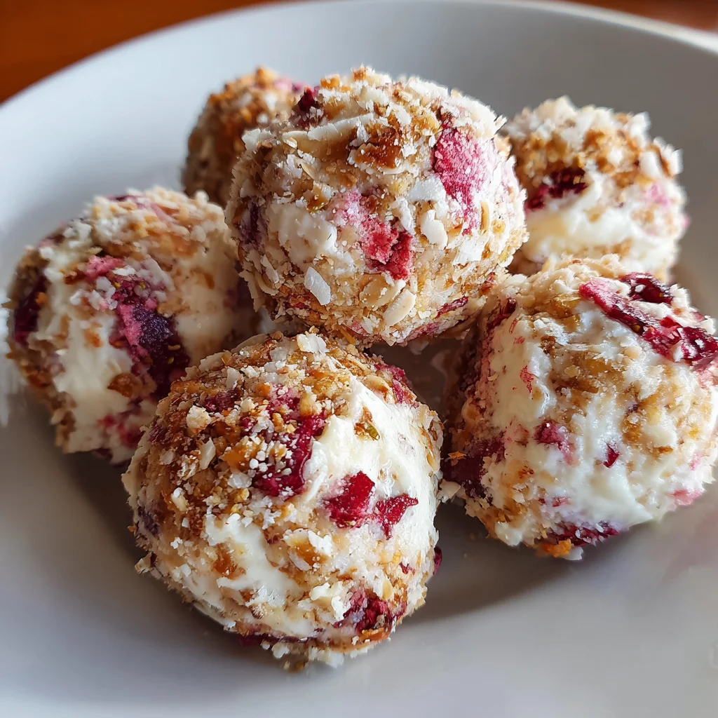 Strawberry Cheesecake Protein Balls – Healthy, No-Bake & Delicious!