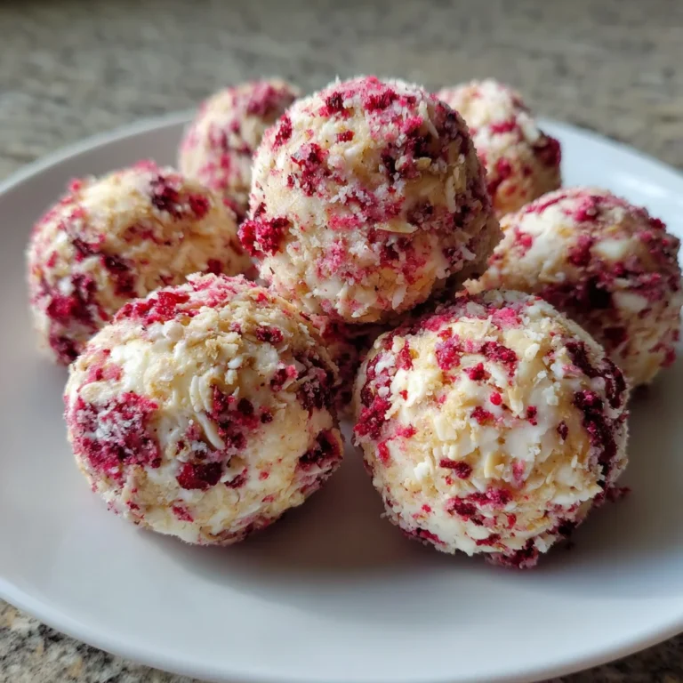 Strawberry Cheesecake Protein Balls – Healthy, No-Bake & Delicious!