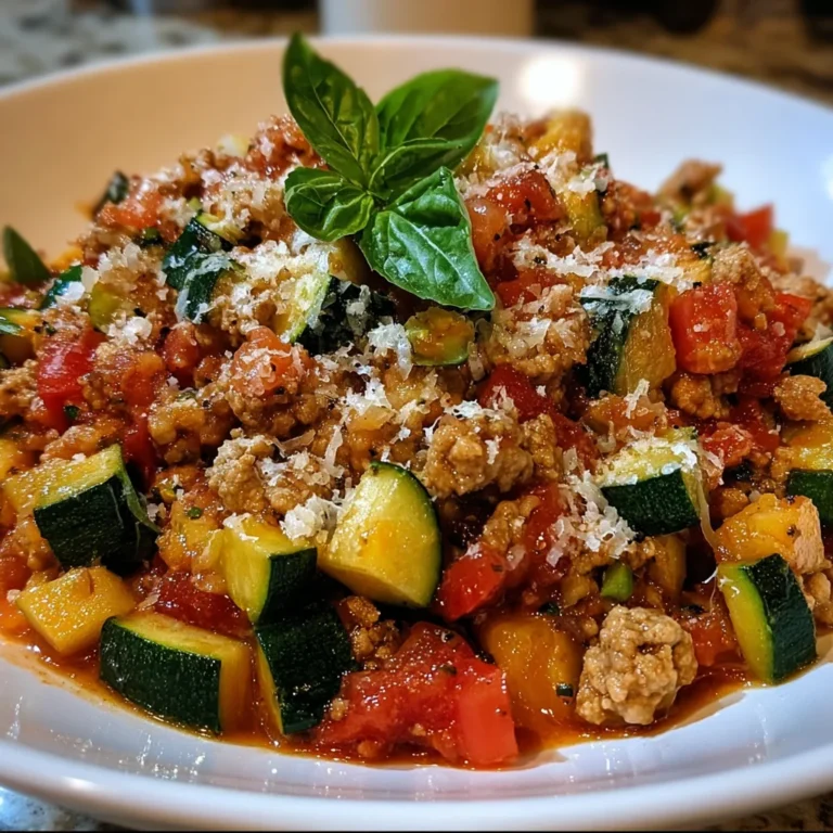 ITALIAN TURKEY ZUCCHINI SKILLET – A 30-Minute One-Pan Wonder!