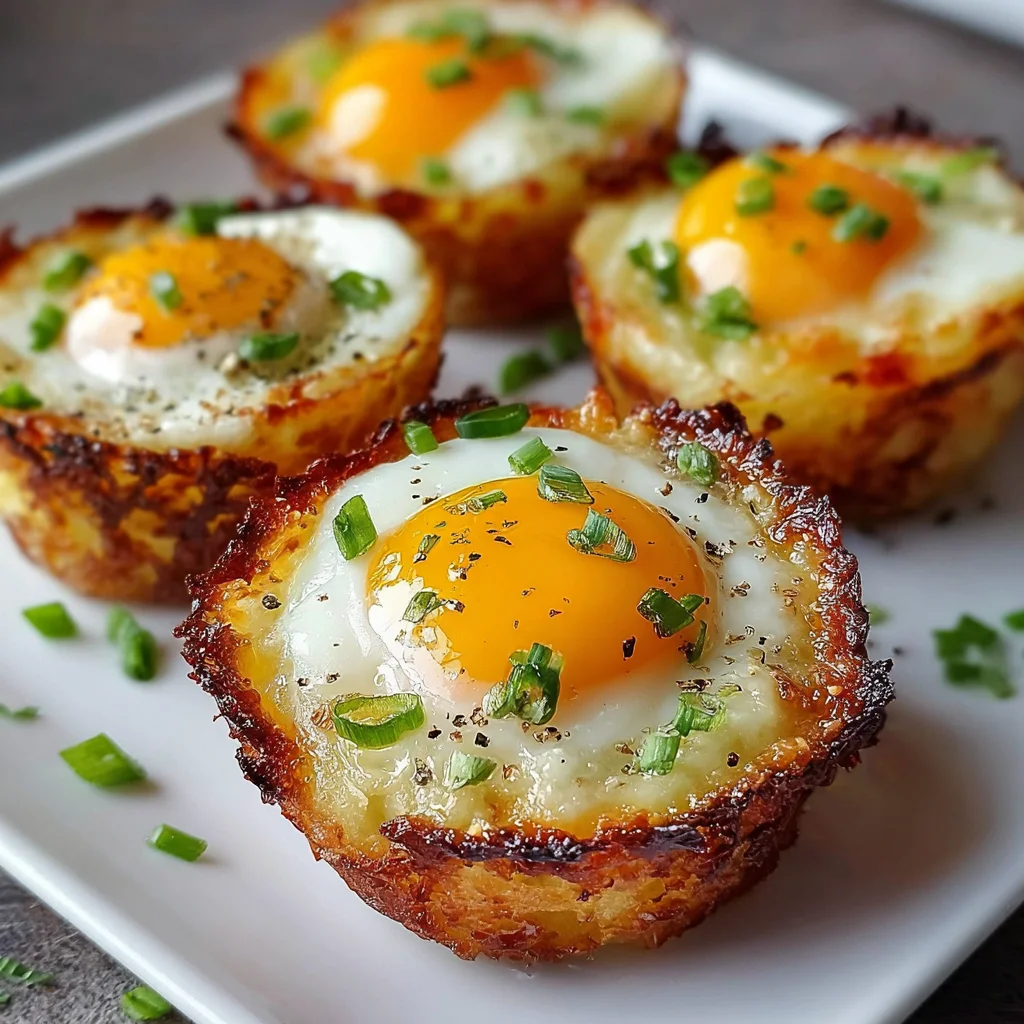 Crispy Hash Brown Egg Cups – The Perfect Breakfast Bites!