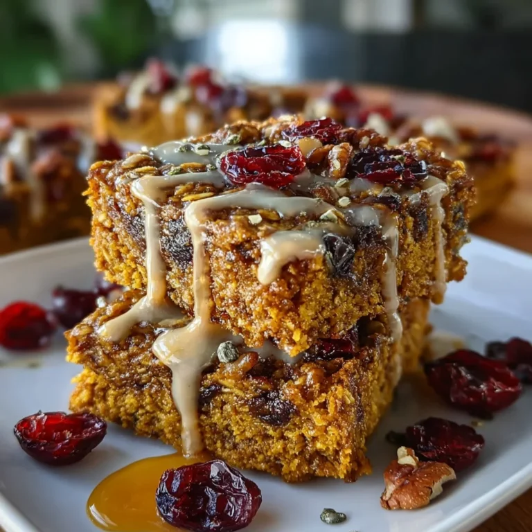 Pumpkin Oat Power Bars – Healthy Fall Snack Fuel!