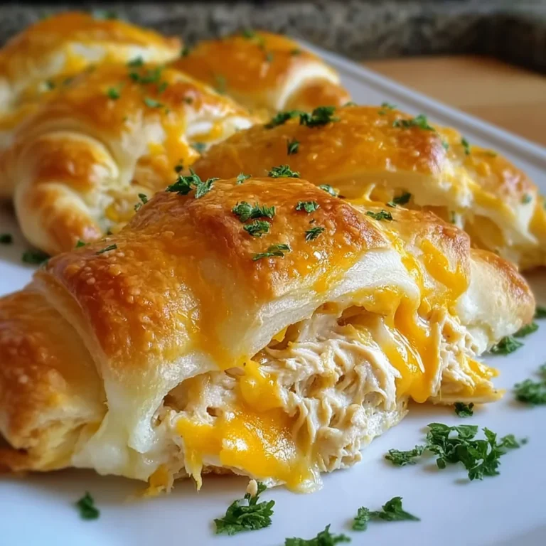 Cheesy Chicken Crescent Rolls | Buttery, Creamy & Crowd-Pleasing