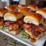 Maple Chicken Bacon Sliders – Sweet, Savory & Irresistibly Juicy!