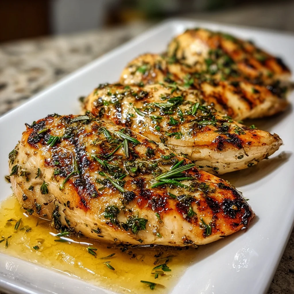 Lemon Herb Grilled Chicken | Juicy, Zesty, and Perfectly Charred