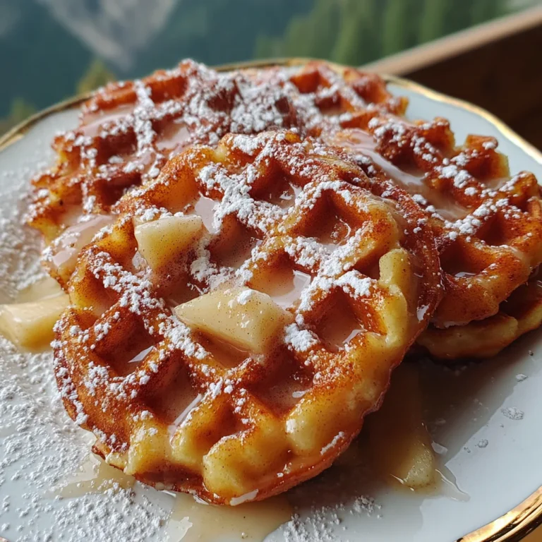 Apple Fritter Waffle Donuts – Crispy, Cinnamon-Spiced & Irresistible!