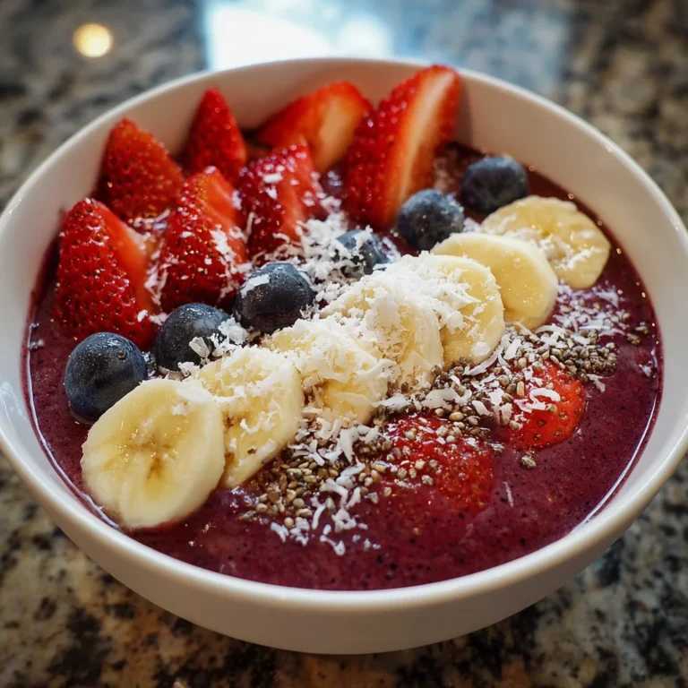 Acai Bowl Berry Breakfast – Vibrant, Nutrient-Packed & Instagram-Worthy!
