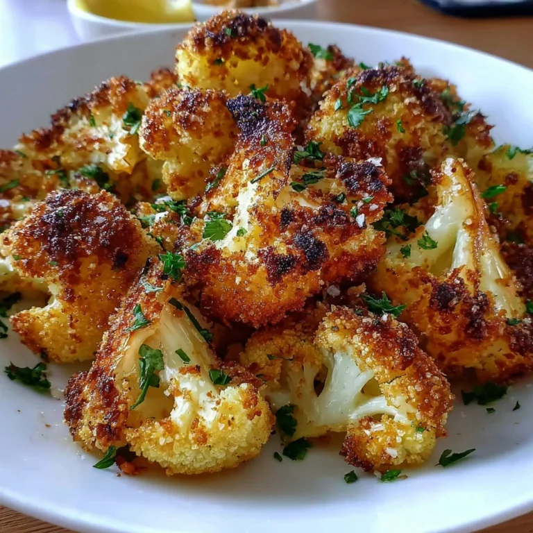 Crispy Roasted Cauliflower | Golden, Garlicky & Irresistibly Crunchy
