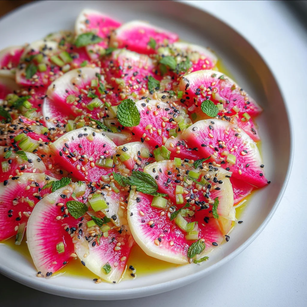 Watermelon Radish Salad – A Vibrant, Crunchy Masterpiece!