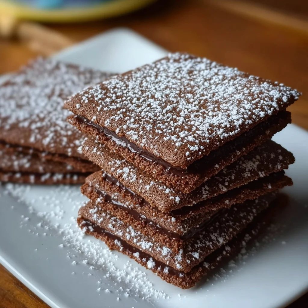 Homemade Chocolate Graham Crackers | Crispy, Chocolaty & Made from Scratch