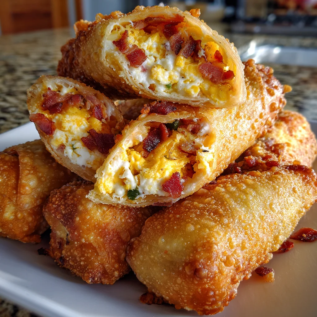 Bacon Jalapeño Popper Eggrolls | Crispy, Spicy & Stuffed with Flavor