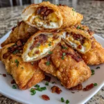 Bacon Jalapeño Popper Eggrolls | Crispy, Spicy & Stuffed with Flavor