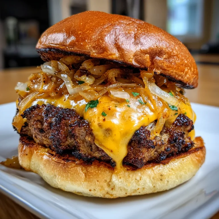 Smoked Cajun Burgers with Cheese – Bold, Smoky & Irresistibly Cheesy!