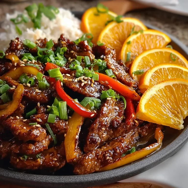 Sticky Orange Beef | Sweet, Tangy & Irresistibly Savory