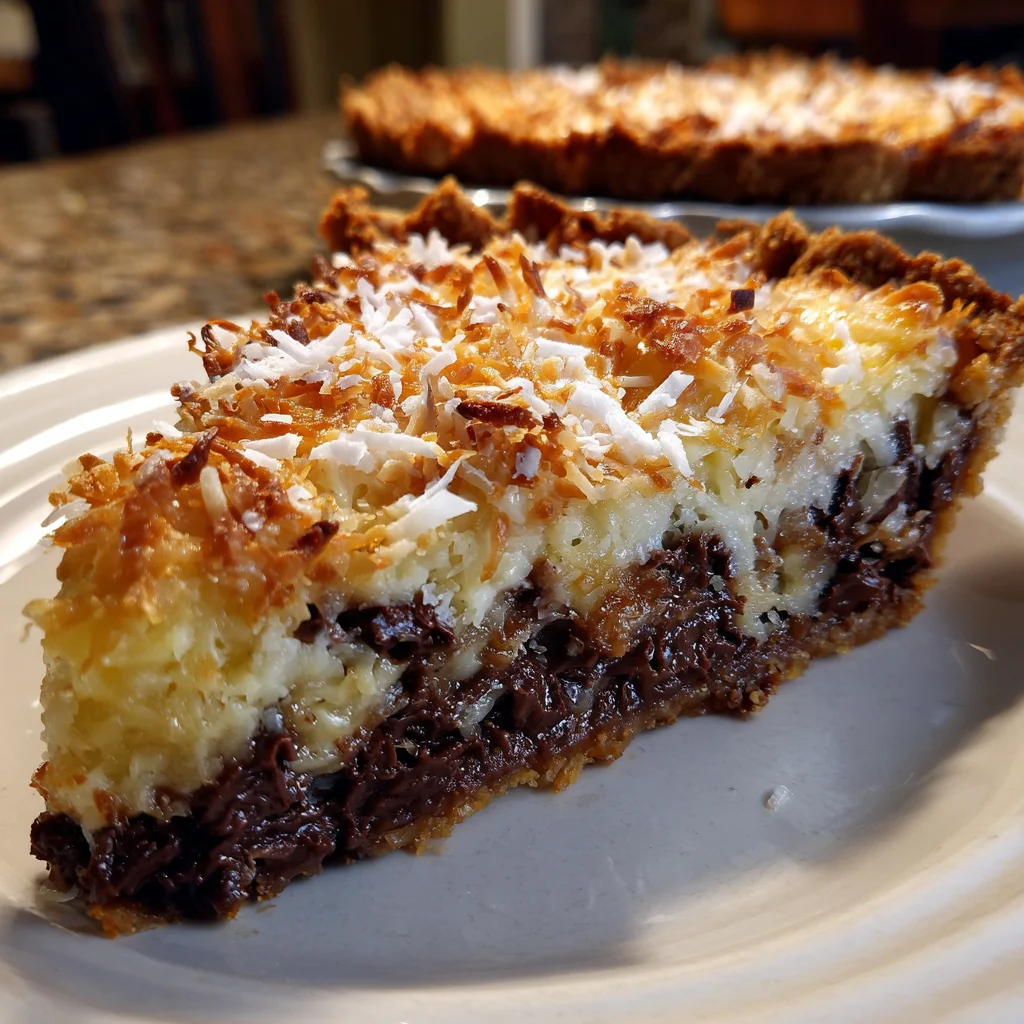Samoas Cookie Pie – All the Flavors of the Beloved Girl Scout Cookie!